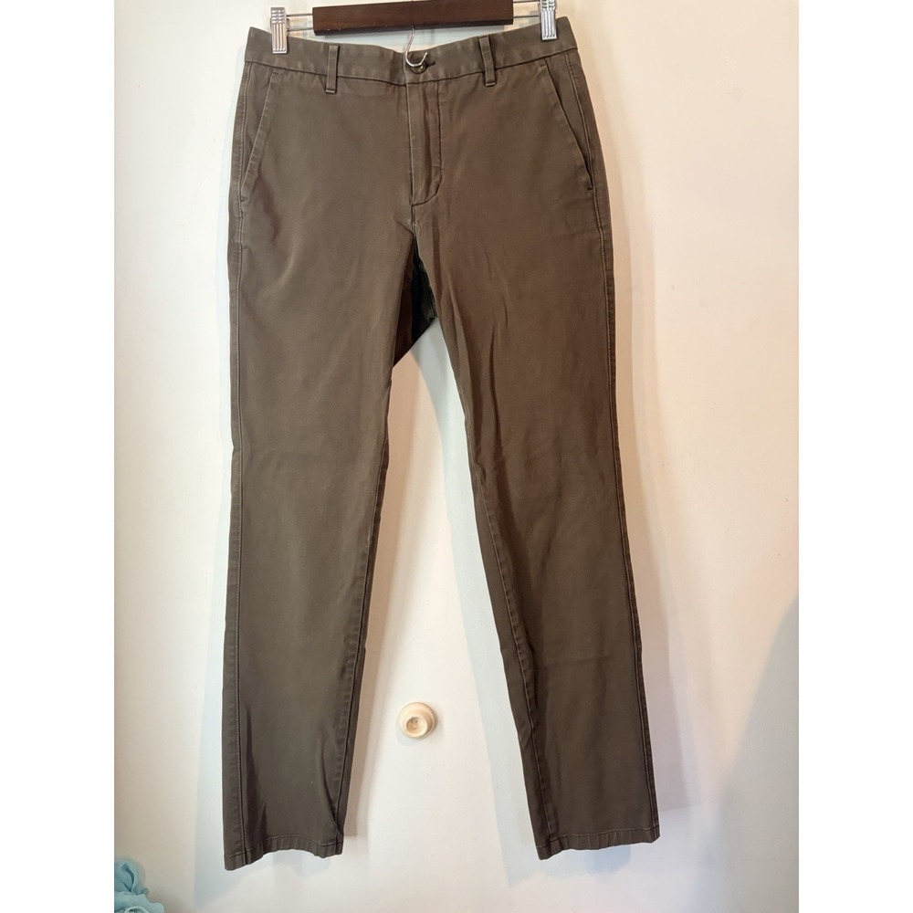 Everlane Uniform Slim Fit Chino Pants Mens 30x32 Brown Stretch Cotton Casual